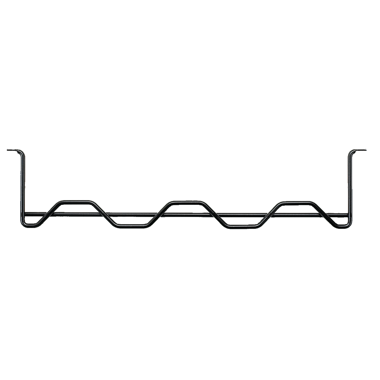 DCHB1 DACCY Horizontal Cable Manager Bar, For Use With 19 in Open Frame Rack Cable Manager, Steel, Black