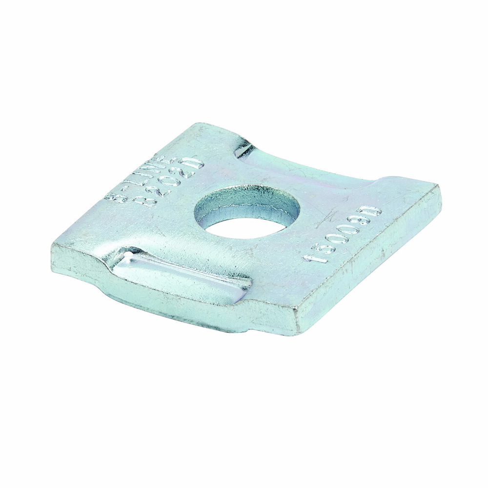 B202DZN No-Twist Square Washer, 1/2 in, 9/16 in ID, Steel