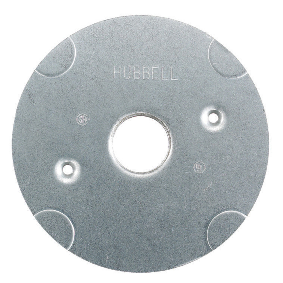PFBP1 Furniture Feed Standard Sized Plate With 1 in Threaded Opening, Steel