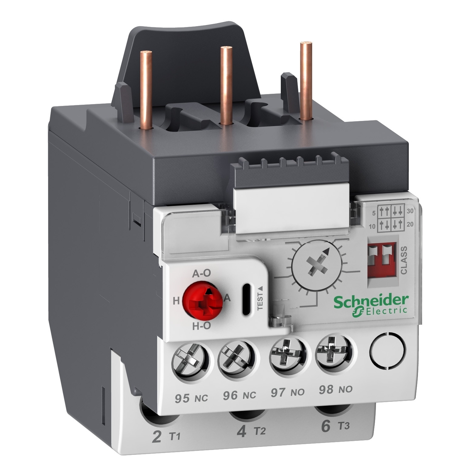 LR9D08 TeSys Electronic Thermal Overload Relay, 1.6 to 8 A, 1NO-1NC 1 Form A/1 Form B Contact