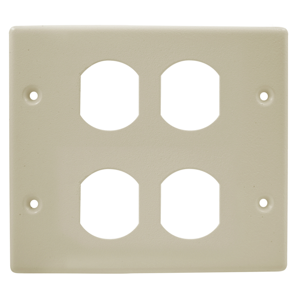 HBL4747BBIV HBL4750 2-Gang Standard Wire Clip, For Use With HBL4750 Series Metal Raceway, Rolled Steel, Ivory