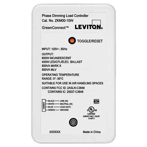 ZKM00-10W Load Controller, 120 VAC