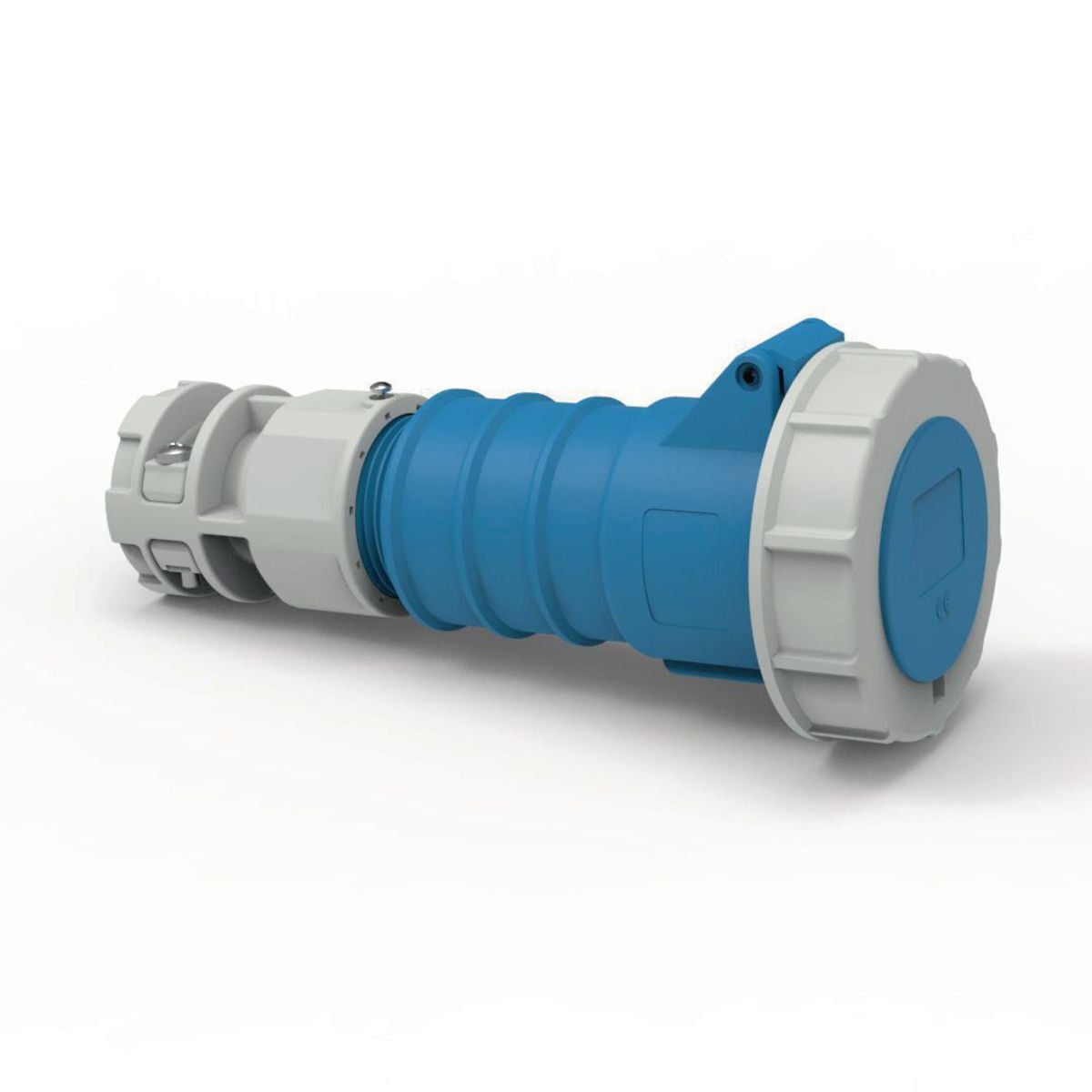 C4100C9WA Hubell-Pro Water Tight Connector Heavy Duty Products- IEC Pin and Sleeve Devices, 125, 250 V AC, 100, 125 A, 3 Poles, 4 Wires, Blue