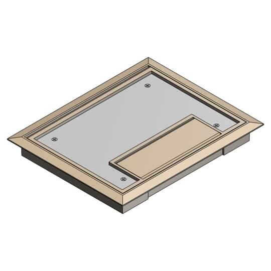 AFM6-CST-SW-BGE Steel City MopTite Non-Metallic Floor Box Cover