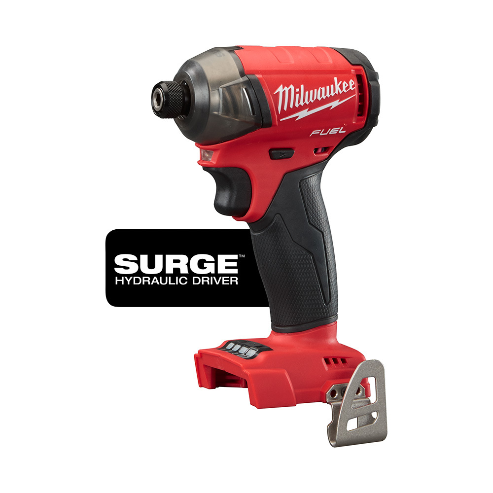 2760-20 M18 Fuel Cordless Impact Driver, 1/4 in Hex/Straight Drive, 4000 bpm, 450 in-lb Torque, 18 V DC, 5 in OAL
