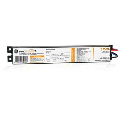 GETR480/277-375W 480 Magnetic Core and Coil Ballast, T8 Lamp, 53 W Lamp, 120 to 277 V, 0.83 Ballast Factor