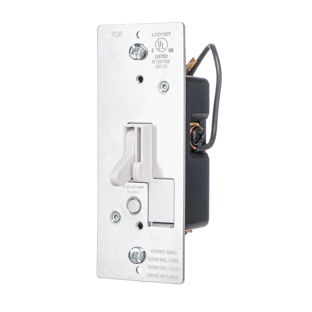 LCD150TW LCD Dimmer Toggle Lighting Controls Residential Switc