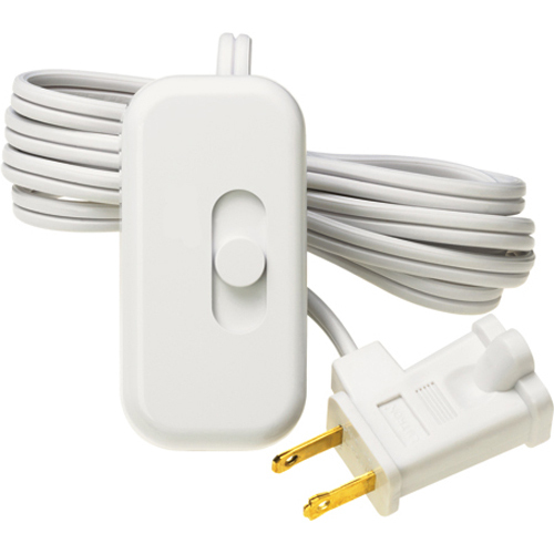 TTCL-100H-WH Credenza LED+ Plug-in Lamp Dimmer, Single Outlet, 100W LED, White