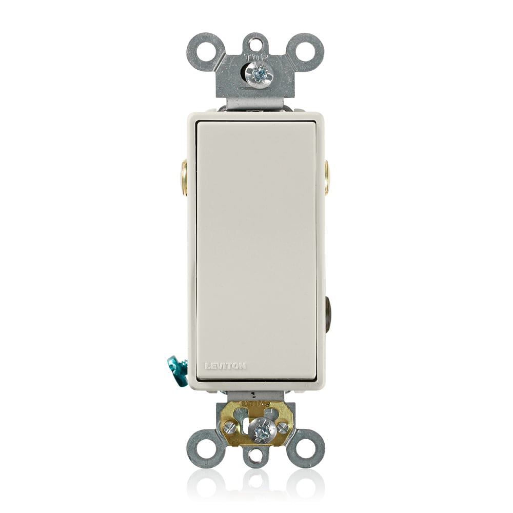 5623-2T Self-Grounding AC Quiet Switch, 120/277 V AC, 20 A, 1 hp, 2 hp Power Rating