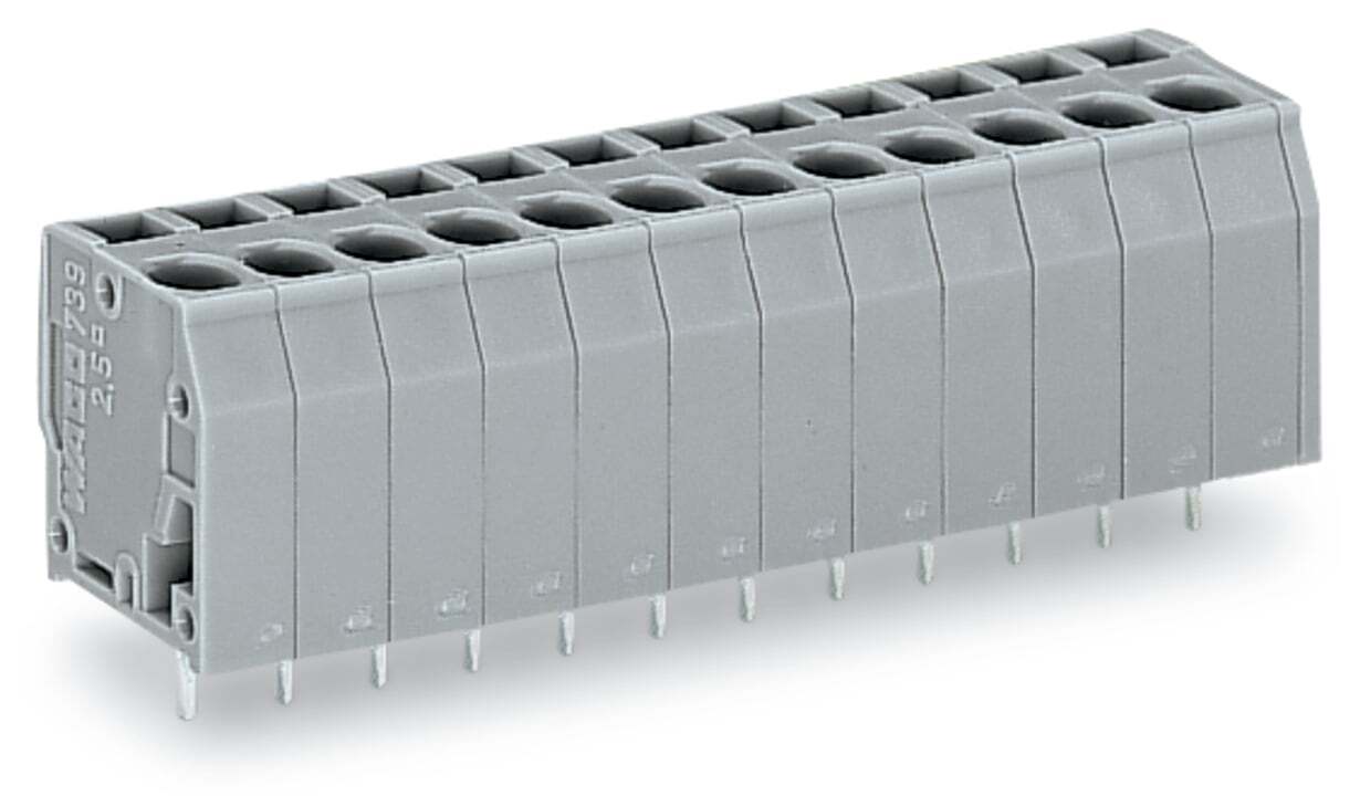 739-108 Operating Tool PCB Terminal Block, 630 V, 24 A, 28 to 12 AWG Wire, 8 Poles