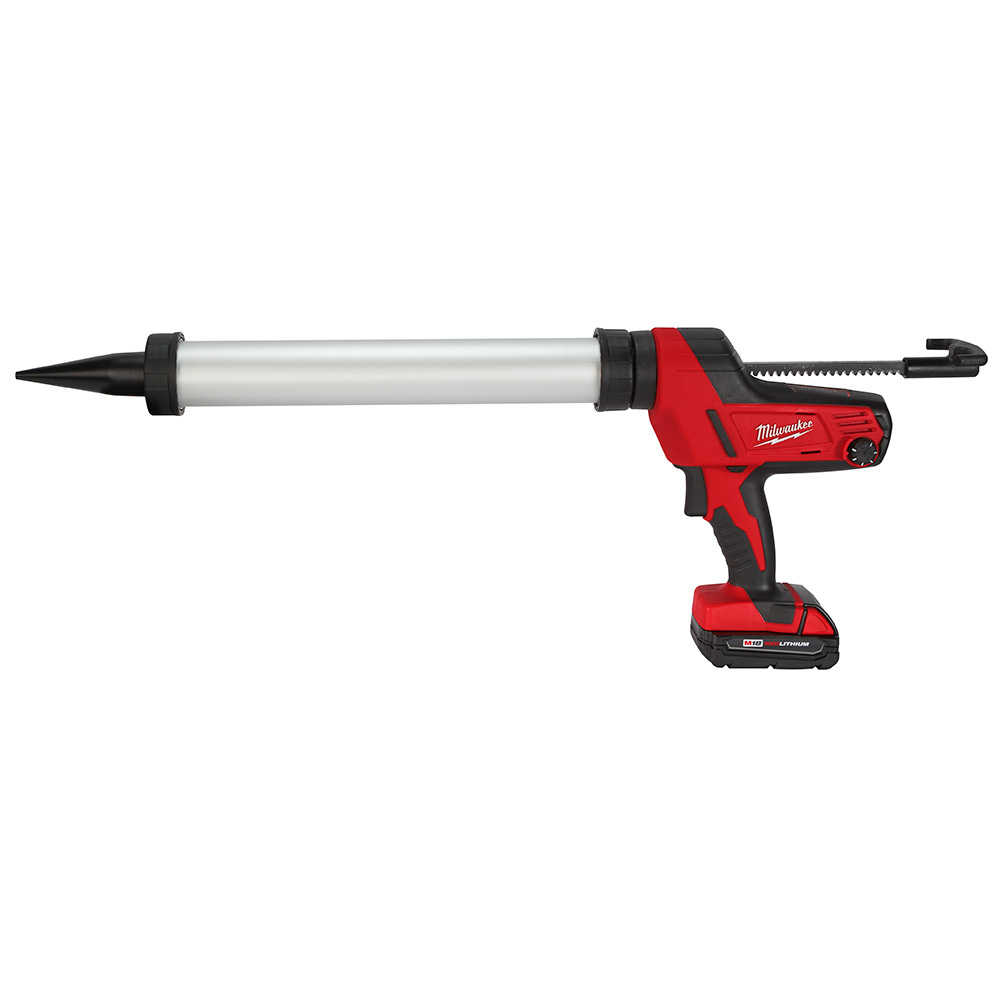 2642-21CT M18 Cordless Caulk Gun Kit, 20 oz Capacity, 950 lb, 18 V DC, Li-Ion Battery, Metal Housing