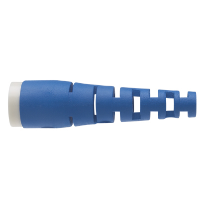 FSCBT2BU-X OptiCam Pre-Polished Singlemode Boot Assembly, For Use With SC2 Pre-Polished Fiber Optic Connectors, 1.6 to 2 mm, 0.3 dB Insertion Loss, 140 deg F Temperature Rating, Rubber, Blue