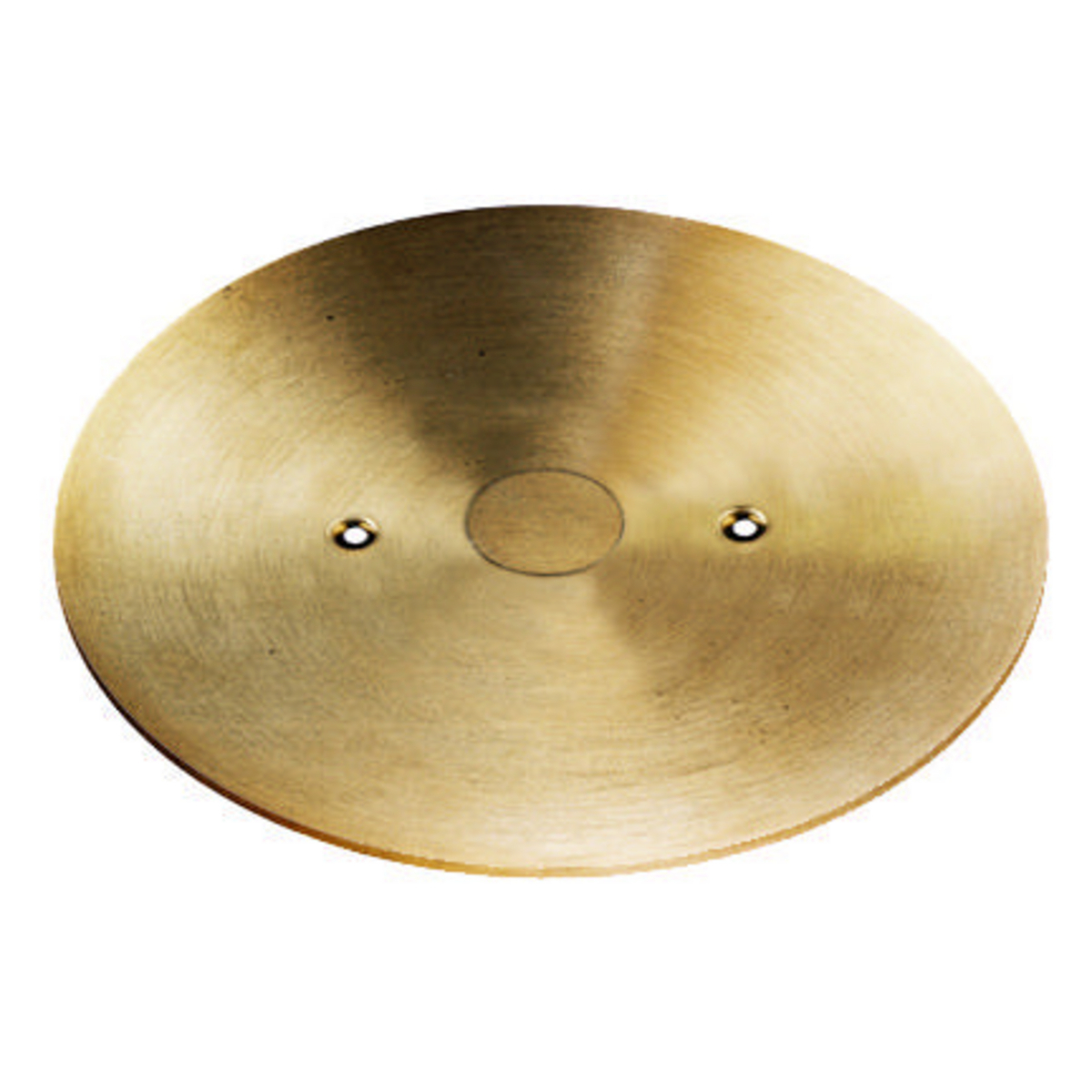 FRF1BRS Fabricated Fire Rated Poke Through Furniture Feed Plate, Brass