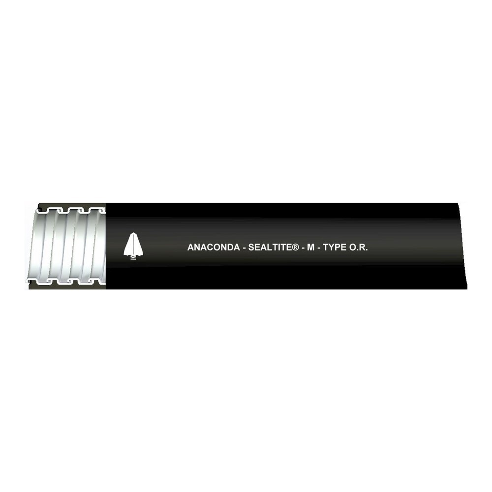 36628 Type OR Standard Liquid Tight Flexible Metal Conduit With Cord Packing, 3/4 in Trade, 0.815 to 0.835 in ID x 1.03 to 1.05 in OD, 500 ft Reel L, Thermoplastic PVC/Steel
