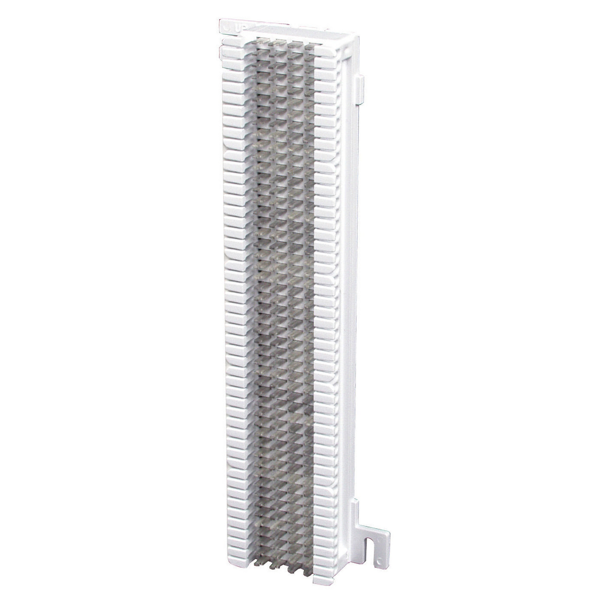 HPW66M150C5 Cat 5 Standard Modular Cross Connect Block With Cover, 66M-Style Block, 50 Pair Count, White