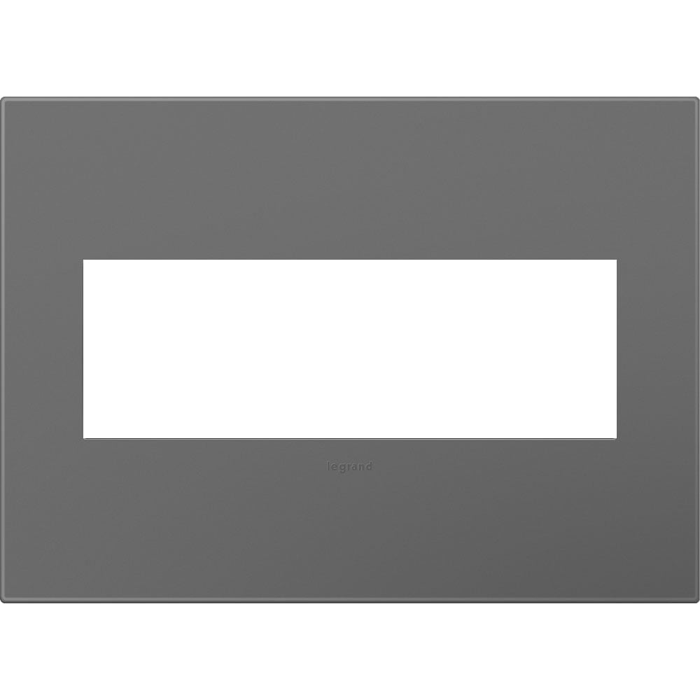 AWP3GMG4 Adorne Designer Wall Plate, 3 Gangs, 7.06 in W x 5.13 in H, Plastic