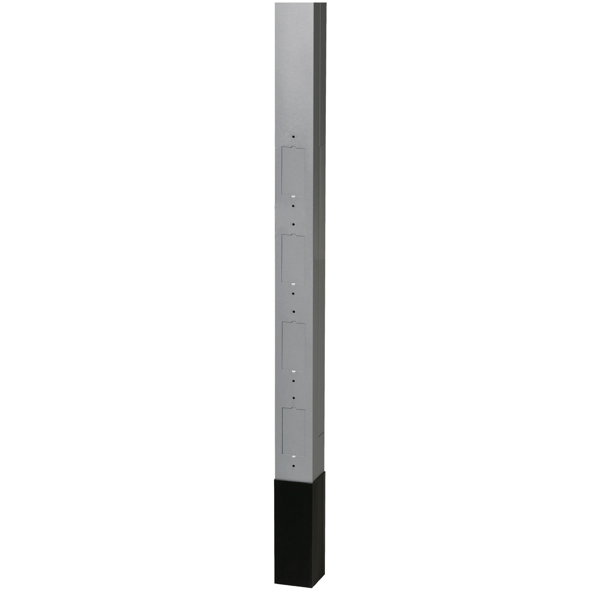 HBLPPO15A Pre-Wired Three Service Pole, 15 ft 2 in L x 2.13 in W, Aluminum