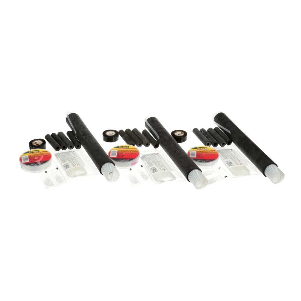 5334 5300 In-Line Motor Lead Splice Kit, 5/8 kV, 4/0 AWG to 500 kcmil Conductor, 17 to 18 in L Splice, EPDM Rubber