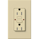 Architectural Series tamper resistant, Self-testing GFCI receptacle, 15A in ivory
