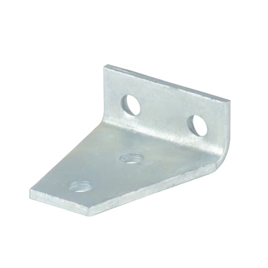 X289 Superstrut 90 deg Angle Fitting, (4) Holes, 3 in L x 1-5/8 in W, Steel