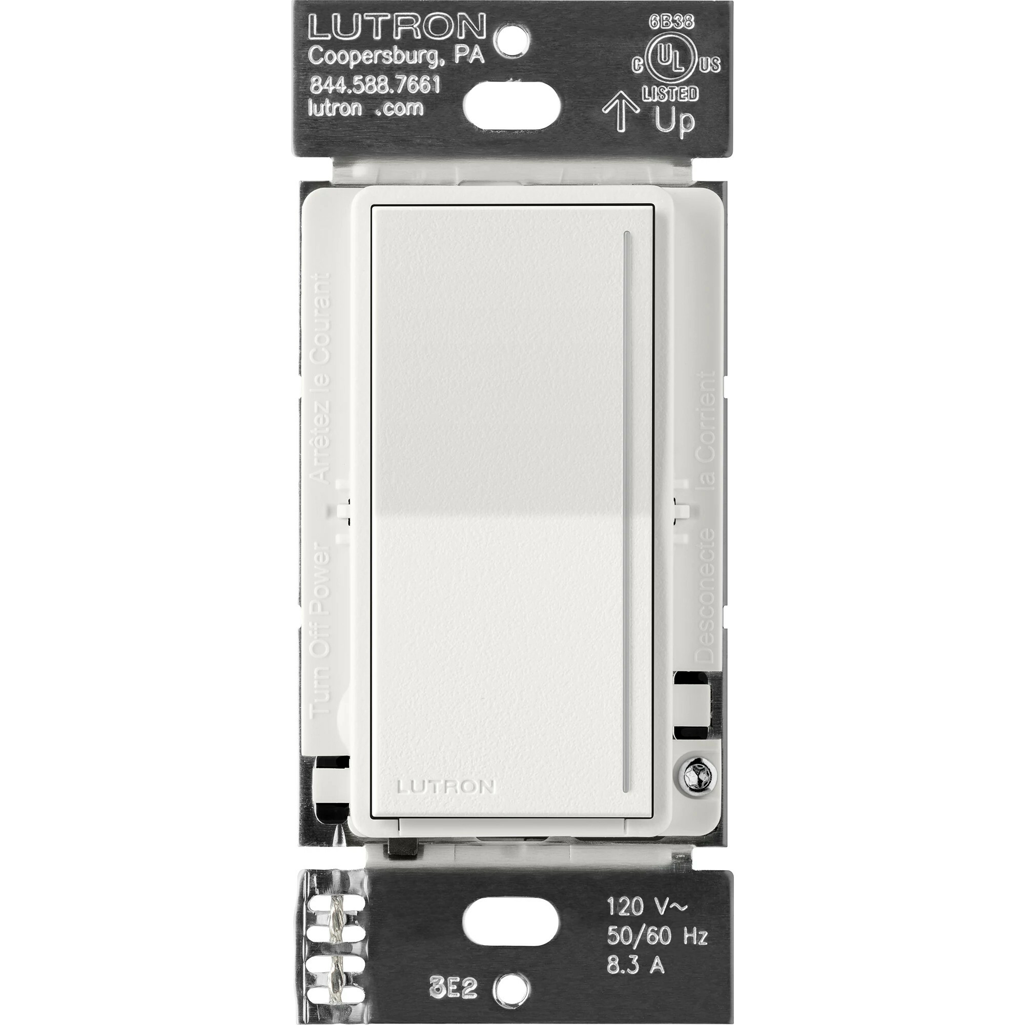 Sunnata Companion Dimmer Switch, for use only with Sunnata Pro LED+ Dimmer Switches, Architectural White