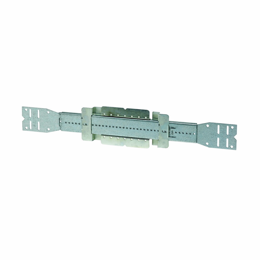 BB216TS Telescoping Box Mounting Bracket, 11 to 18 in Stud Spacing, Fastened Mount, Steel, Pre-Galvanized