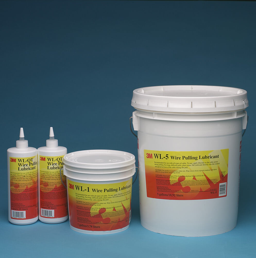 7100027866 WL Series Wire Pulling Lubricant, 1 gal Container Pail Container, Gel Form, Clear, Specific Gravity: 1.01