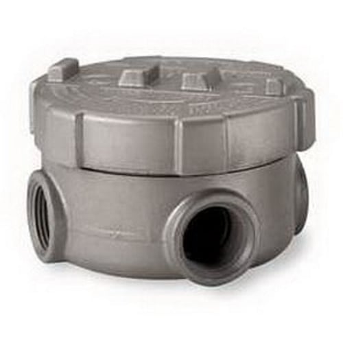 Round Conduit Body, 1/2 inch, Aluminum, Epoxy Powder Coated
