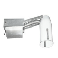 12202R-LED Quick-Connect Remodel Recessed Housing, LED Lamp, Non-IC Insulation, 120 V AC, 2-5/8 in Ceiling Opening, Steel Housing