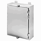 Wallmount Hinged with NEMA Clamps Type 4X, 16x16x6, Brushed, SS304