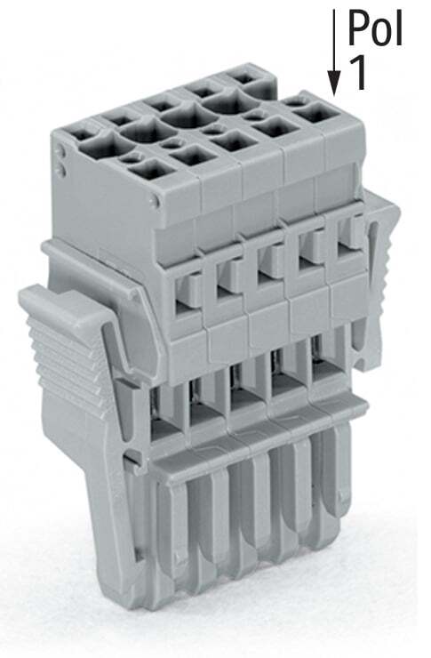 769-108/021-000 Operating Tool 1-Conductor Female Connector, 500 V, 32 A, 28 to 12 AWG Wire, 8 Poles