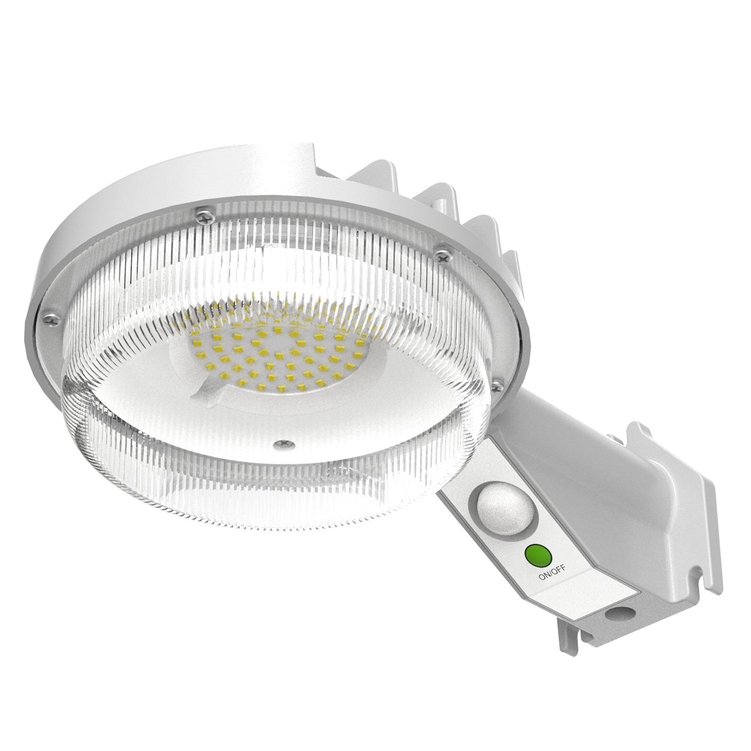SBL10A50GY Halo Solar Area Light, LED Lamp, 7 W Fixture, Gray Housing