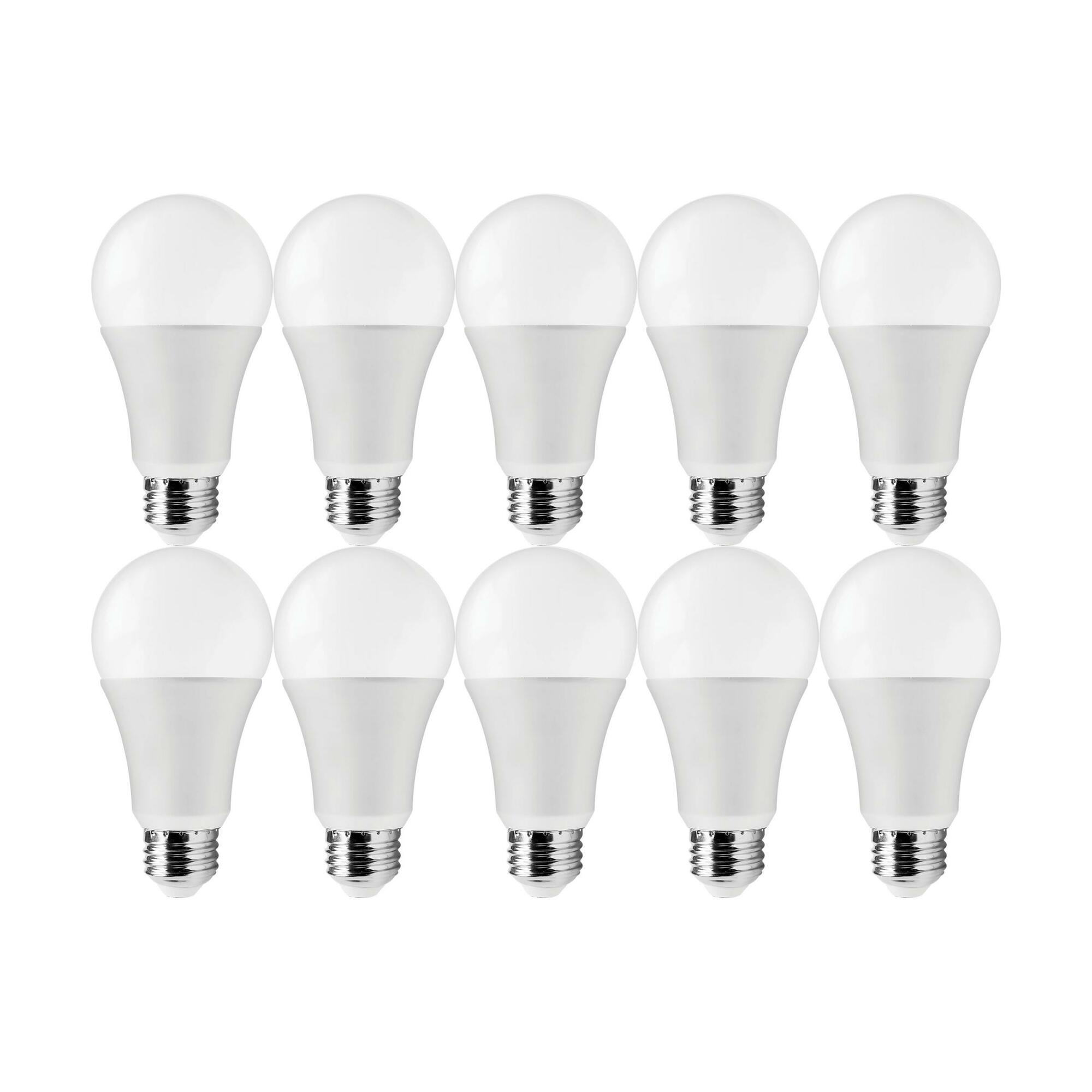 S11418 Light Bulb, 14 W, 100 W Incandescent Equivalent, E26 Lamp Base, A19 Shape, 1600 Lumens