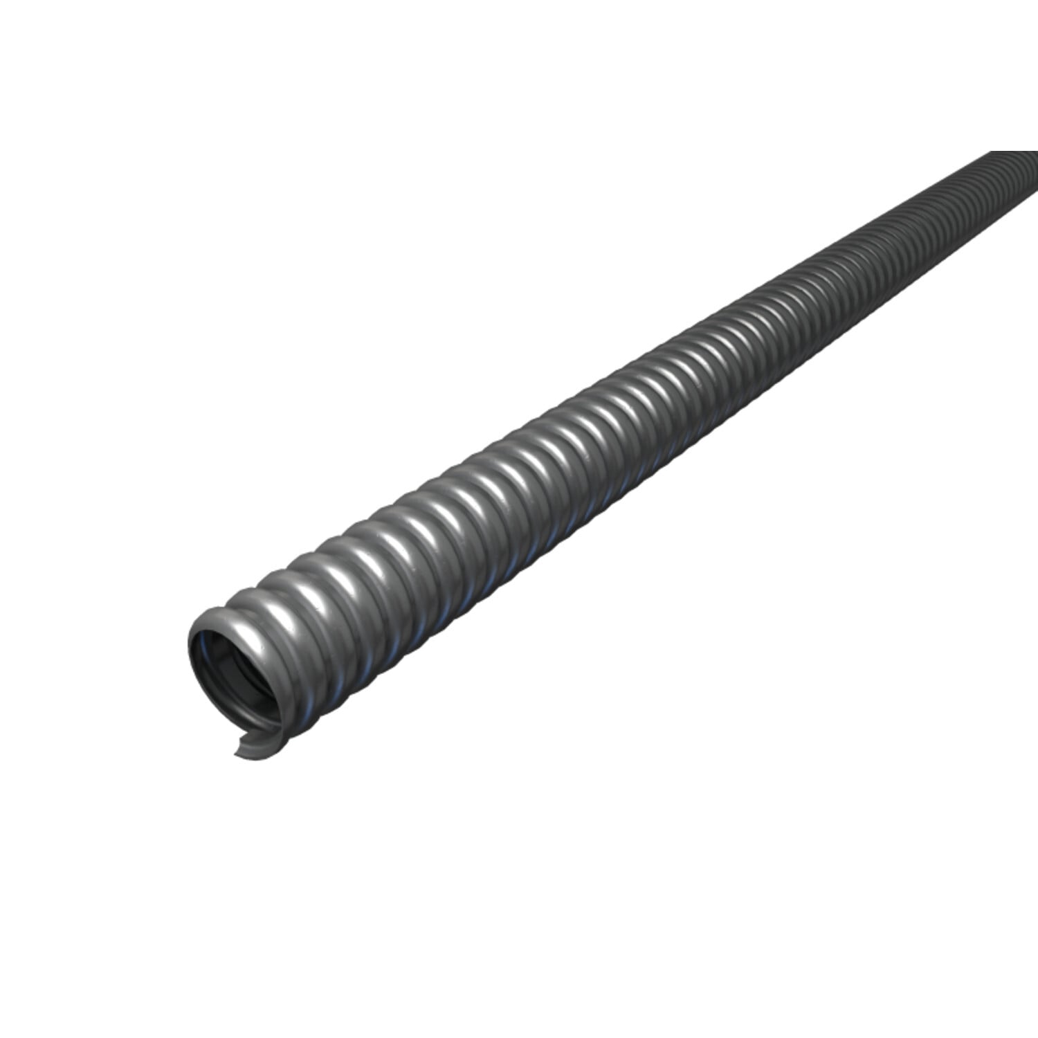 5601-60-00 Liquid-Tuff 5600 Lightweight Reduced Wall Flexible Metal Conduit, 3/8 in Trade, 0.375 to 0.393 in ID x 0.56 to 0.61 in OD, 1000 ft Reel L, Aluminum