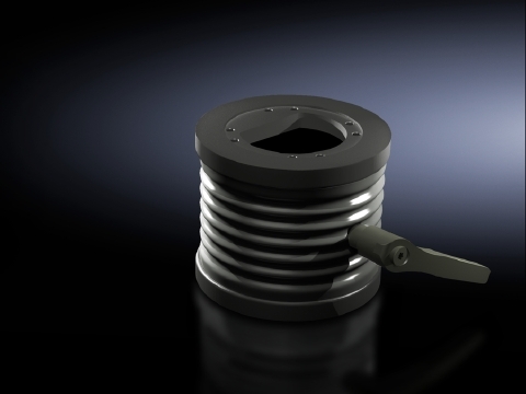 6206420 CP Series Tilting Adapter, For Use With 130 mm Dia Support Arm Connection, Aluminum, Graphite Gray