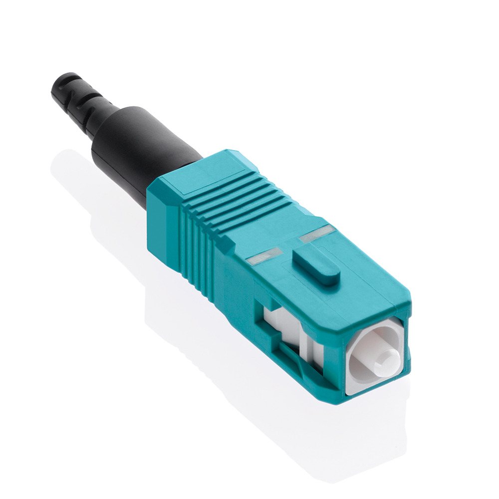 49991-LSC Fiber Optic Connector, SC Connector, OM3/OM4 Multi-Mode Fiber, 50/125 um, Pre-Radiused Zirconia Ferrule