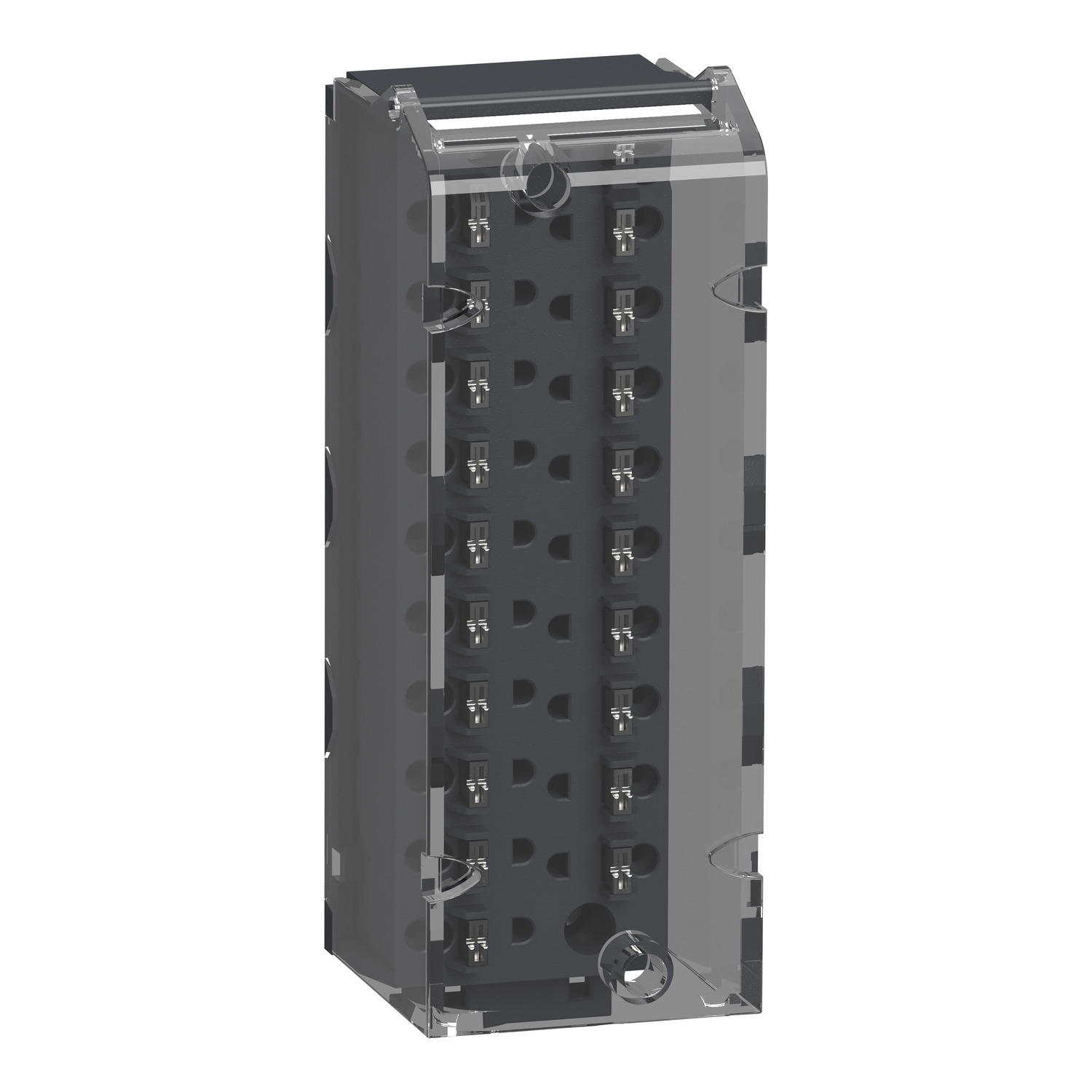 BMXFTB2020 Modicon Removable PLC Connection Terminal Block, 20 Terminals, Spring Wire Clamp, For Use With Modicon M340 Automation Platform