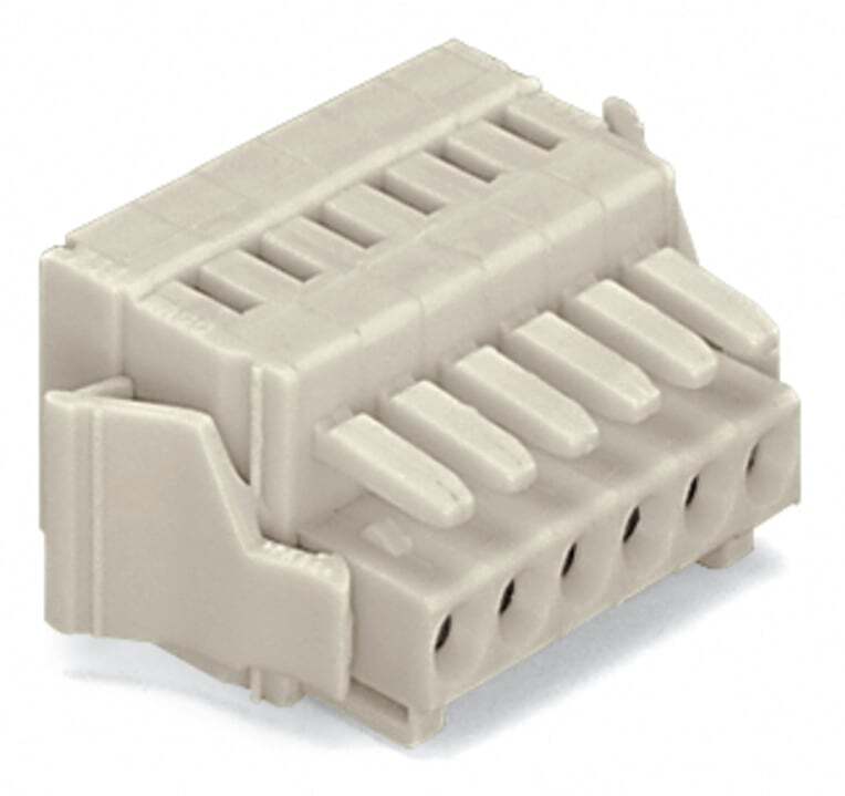 734-102/037-000 Operating Tool 1-Conductor Female Connector, 320 V, 10 A, 28 to 14 AWG Wire, 2 Poles