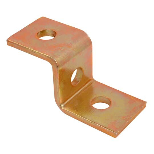 A209 Superstrut 200 Z-Shaped Support Fitting, (3) Holes, For Use With A Series Channel, Steel