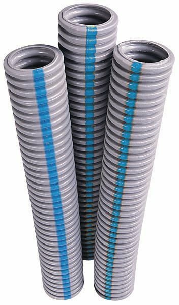 012034 Kwikon Electrical Non-Metallic Tubing With Blue Stripe, 1 in Trade, 0.999 to 1.059 in ID x 1.305 to 1.325 in OD, 10 ft Stick L, PVC