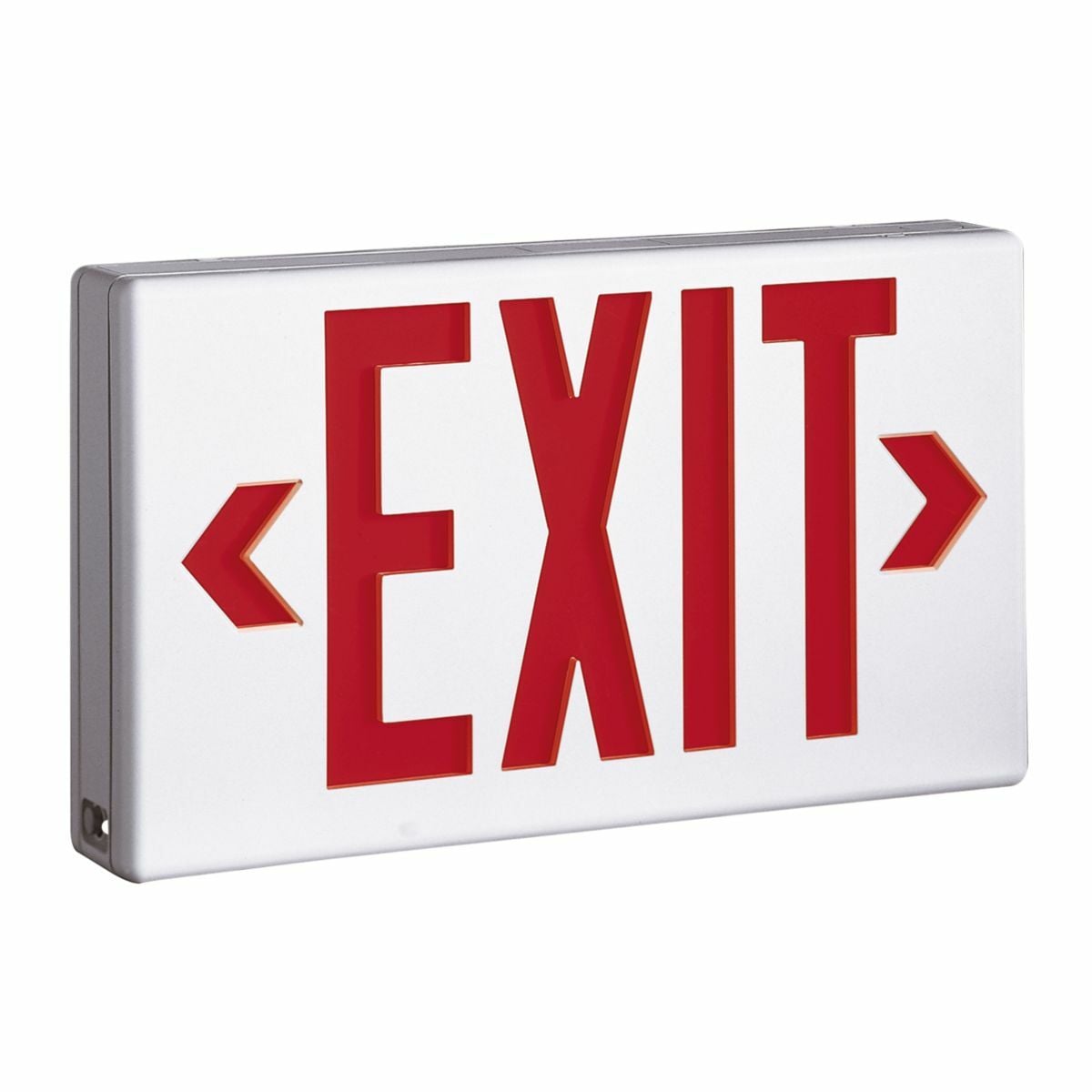 LPX7BKSD Sure-Lites LPX7 Self-Diagnostic Universal Face Exit Sign, LED Lamp, 120 to 277 V AC, Black Housing, EXIT Legend