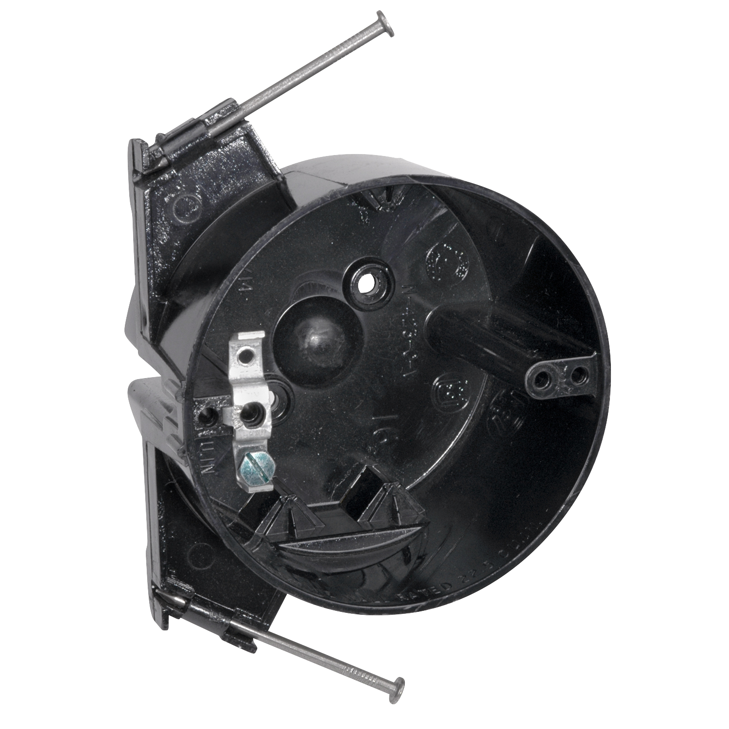 N-423-GC-V Carlon Non-Metallic Ceiling Outlet Box, Polycarbonate, 22.5 cu-in Capacity, 2-1/2 in D