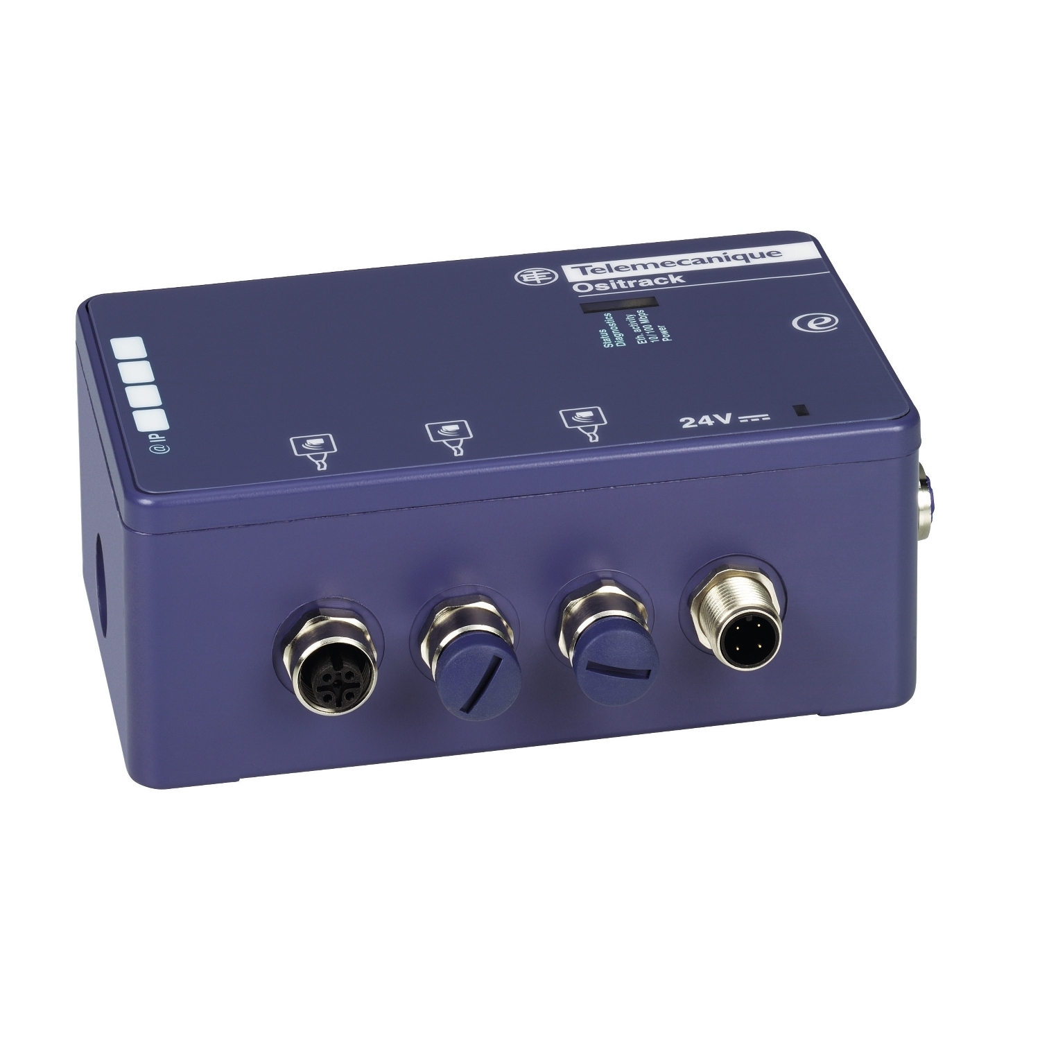 Connection Ethernet box, Radio frequency identification XG, Modbus TCP/IP, 3 channels for XGCS smart antennas