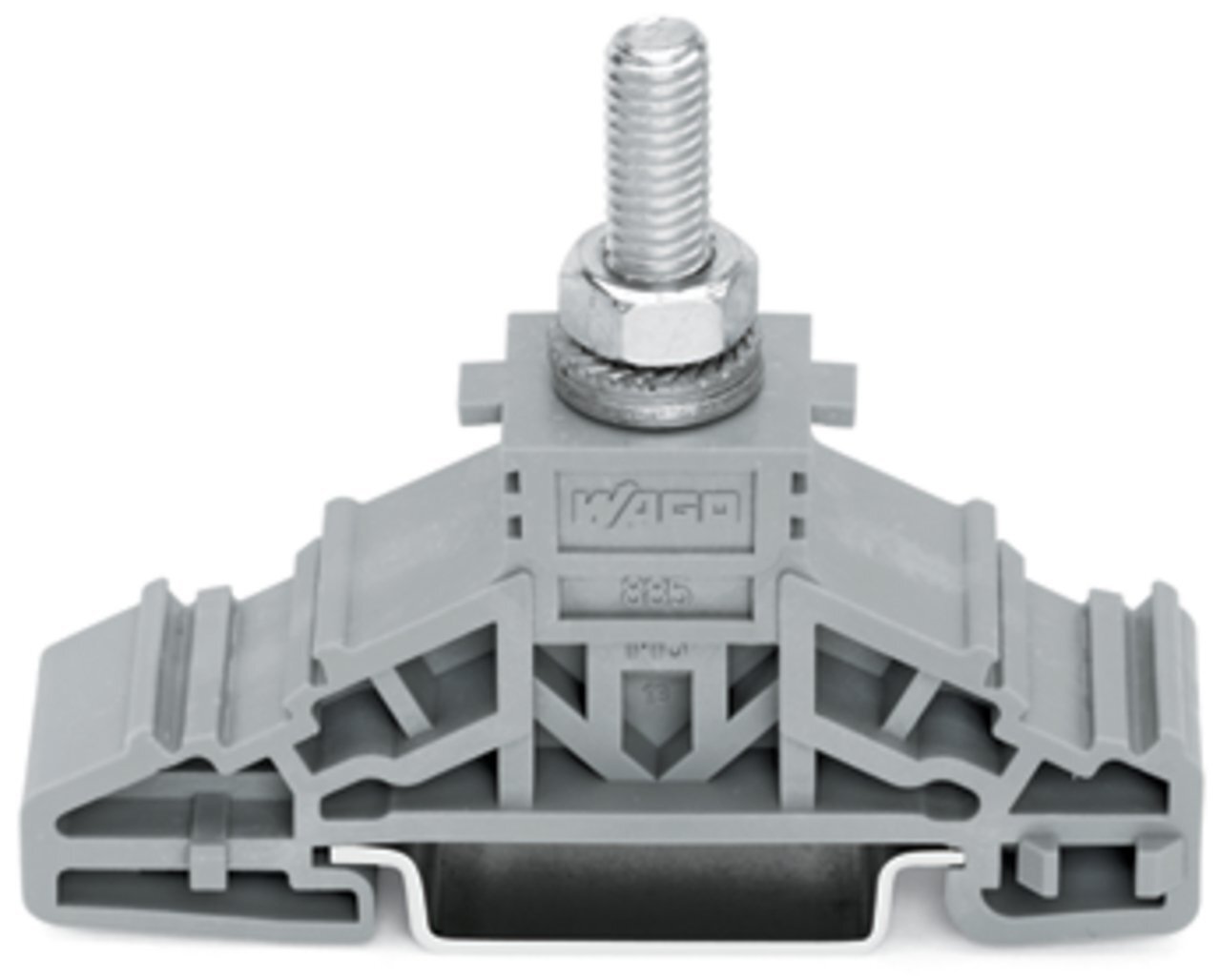 885-106 885 Slotted Terminal Block, 1.91 in L x 0.70 in W x 2.63 in H, Polyamide (PA66)