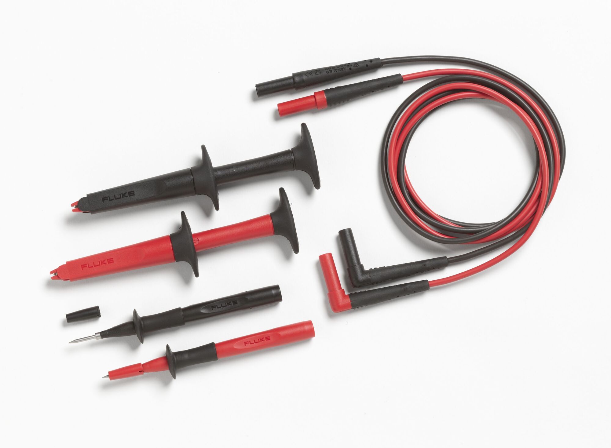 TL220 SureGrip All-In-One Industrial Test Lead Set, 6 Pieces, For Use With Electrical Tester