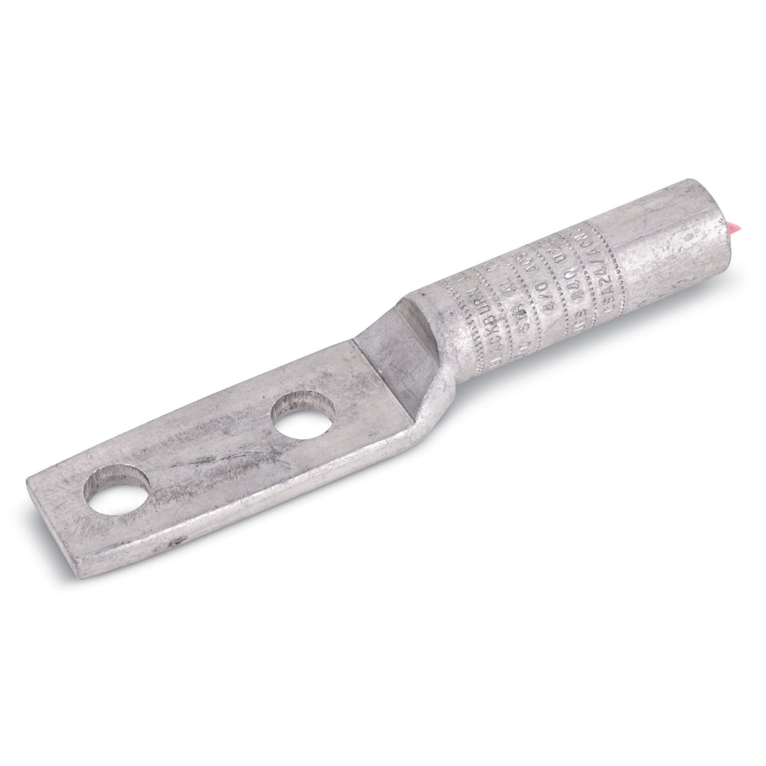 AL24 Blackburn AL Series 2-Hole Compression Lug, 450 to 500 kcmil ACSR/Copper Conductor, Die Code: 106H/CSA 28/B20AH/EEI 14A/318/1-5/16, 1/2 in Stud, Aluminum