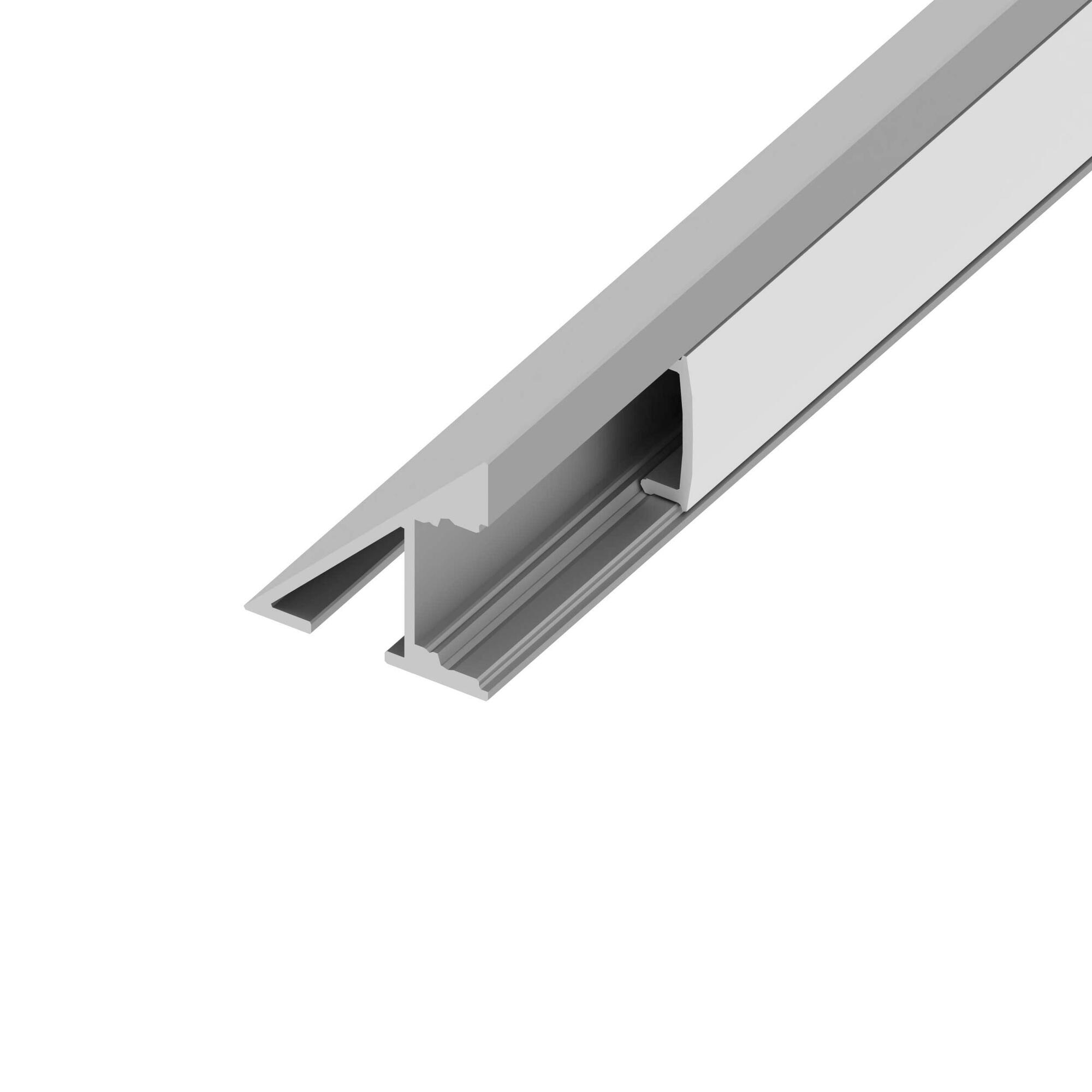 Channel Bundle, 90 Degree SIDEVIEW, 96 in., Frosted Cover, End Cap Pairs, Mounting Hardware