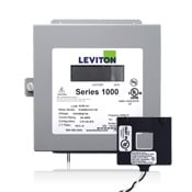 1K120-1W VerifEye 1000 1-Phase 2-Wire Surface Mount Split Meter Kit, 120 V AC, 100 A, LCD Display, Isolated Pulse Output Communication