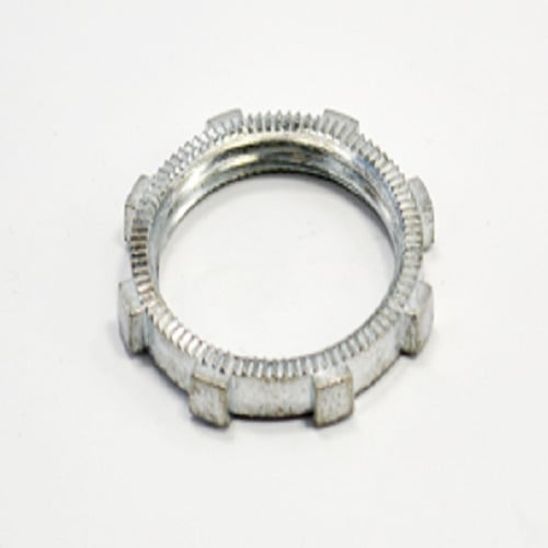 Locknut, Conduit, Zinc Die Cast, Fitting Locknut, Size 1 Inch