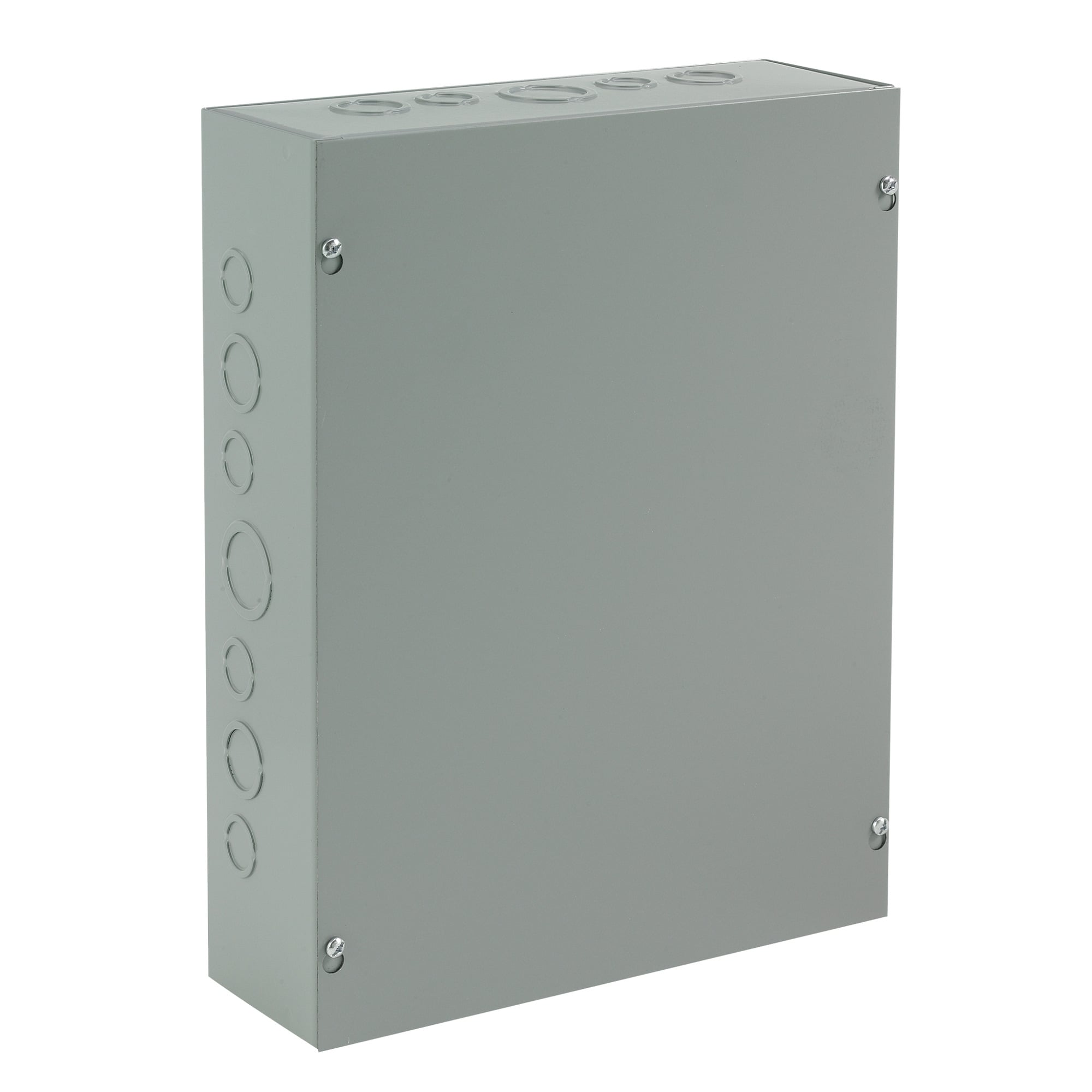ASE8X6X6 A90P1 Pull Box With Knockout, 6 in W x 6 in D x 8 in H, Screw Cover, NEMA 1/IP30, Steel
